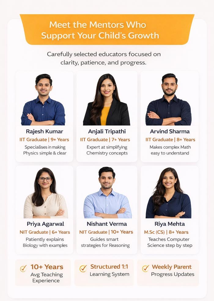 IIT IIM teachers online class mentoring students